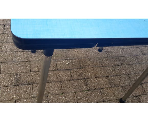 60's blue formica table