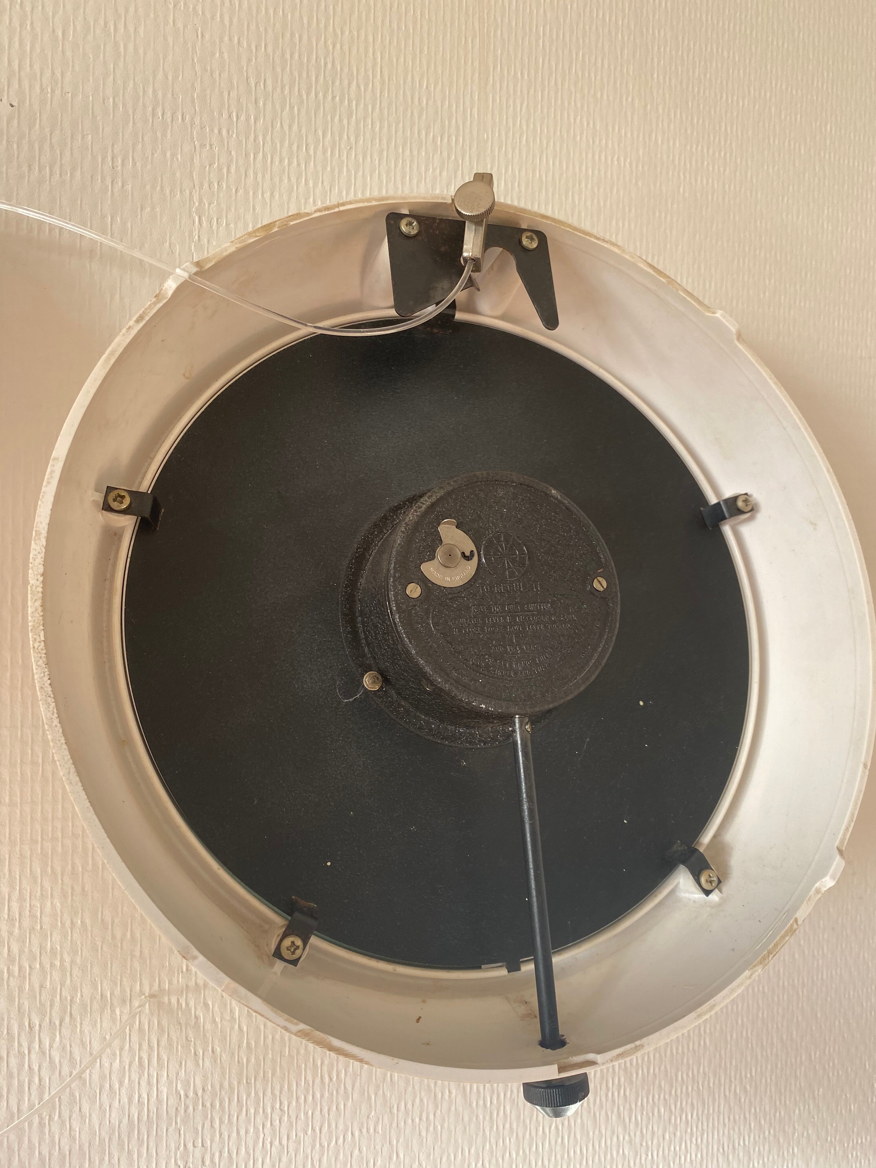 Vintage Bakelite Smiths 8 Day Wall Clock, 1940s