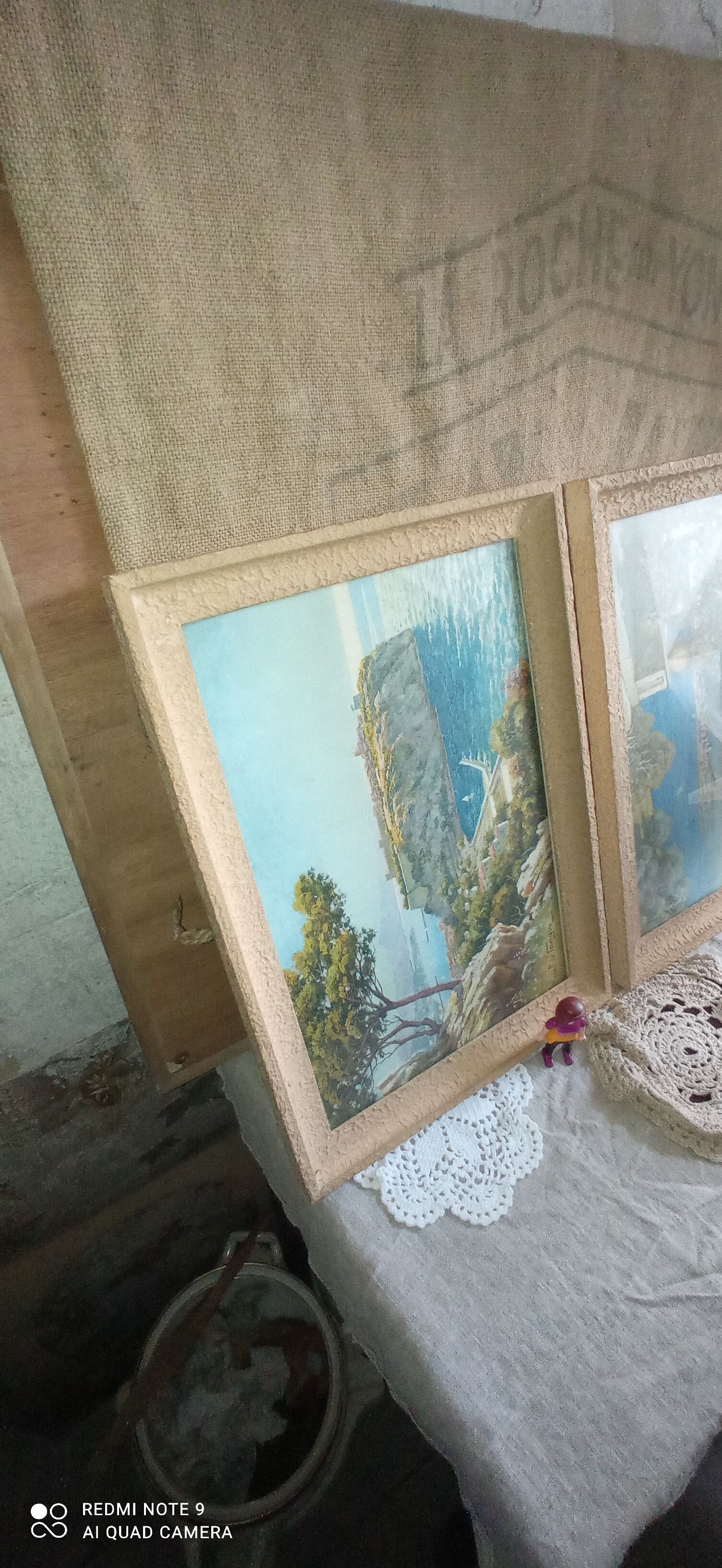 Pair of old paintings