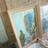 Paire de tableaux anciens