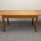 Maison Regain extendable table in solid elm, 1970s-1980s