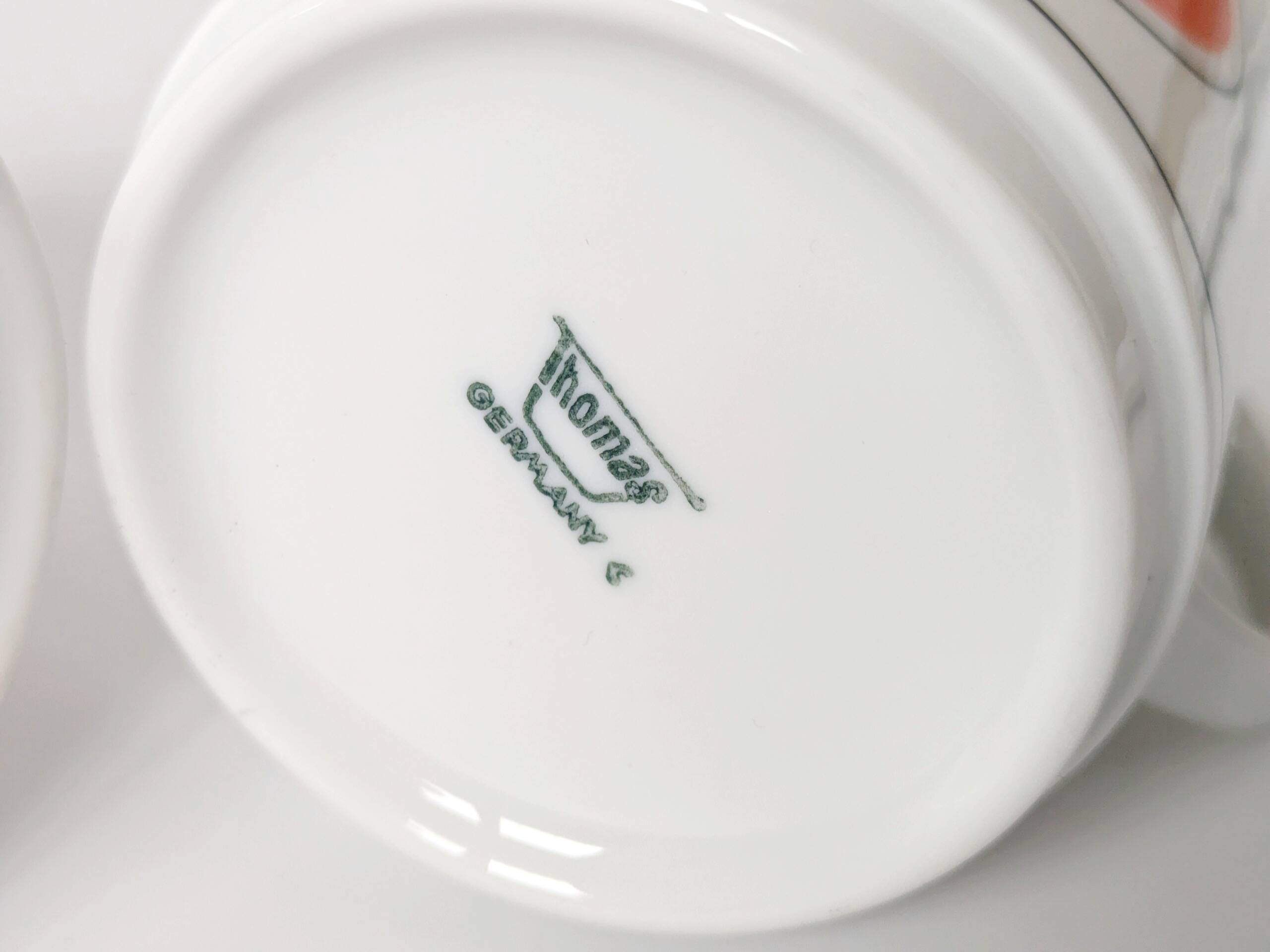 Set of 6 porcelain pieces by Thomas Rosenthal, Eclipse series, 1970s.