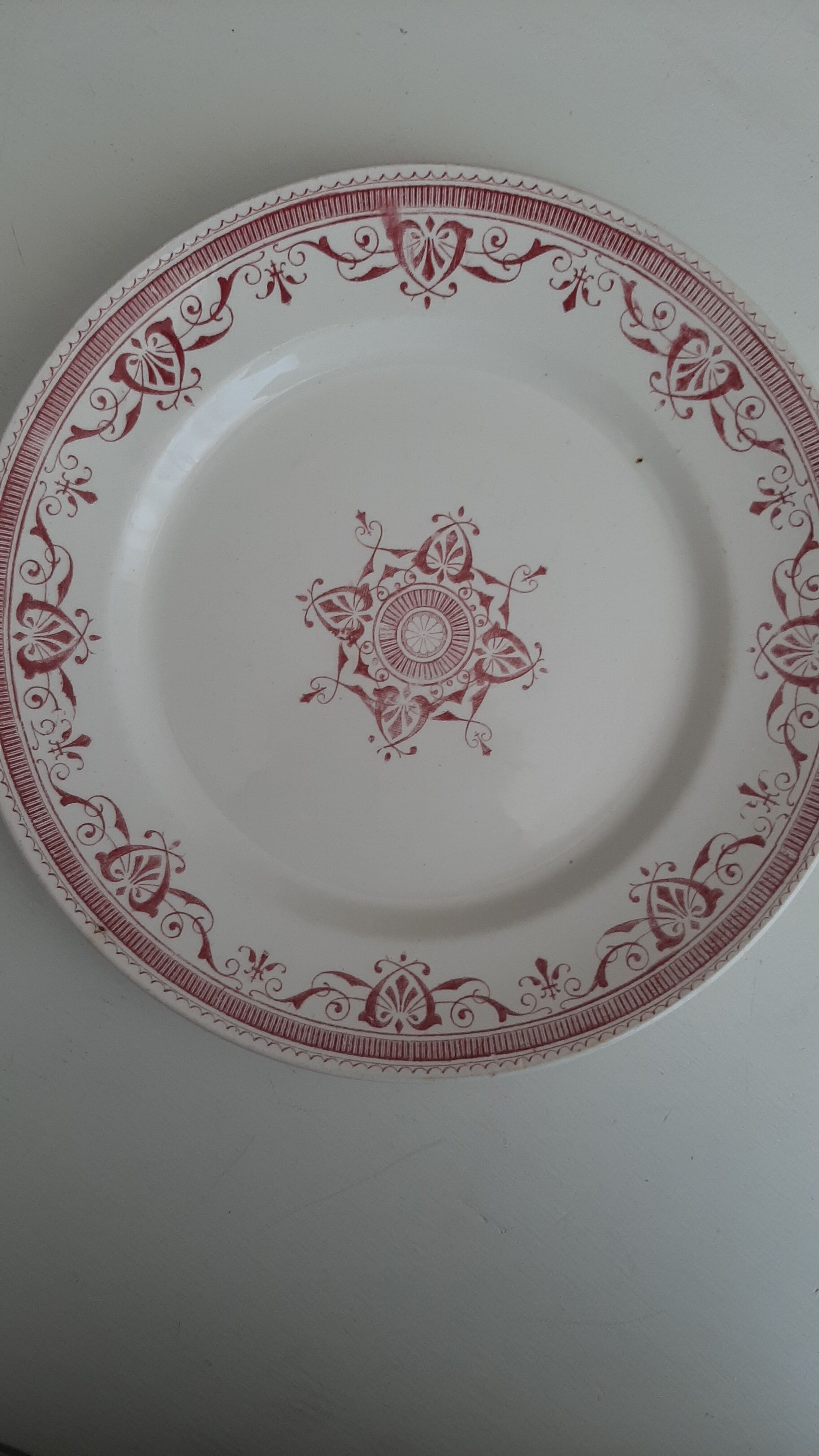 Set of 9 flat Plates