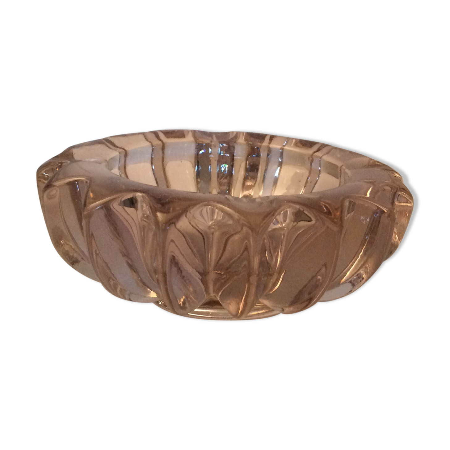 Crystal Art Deco ashtray