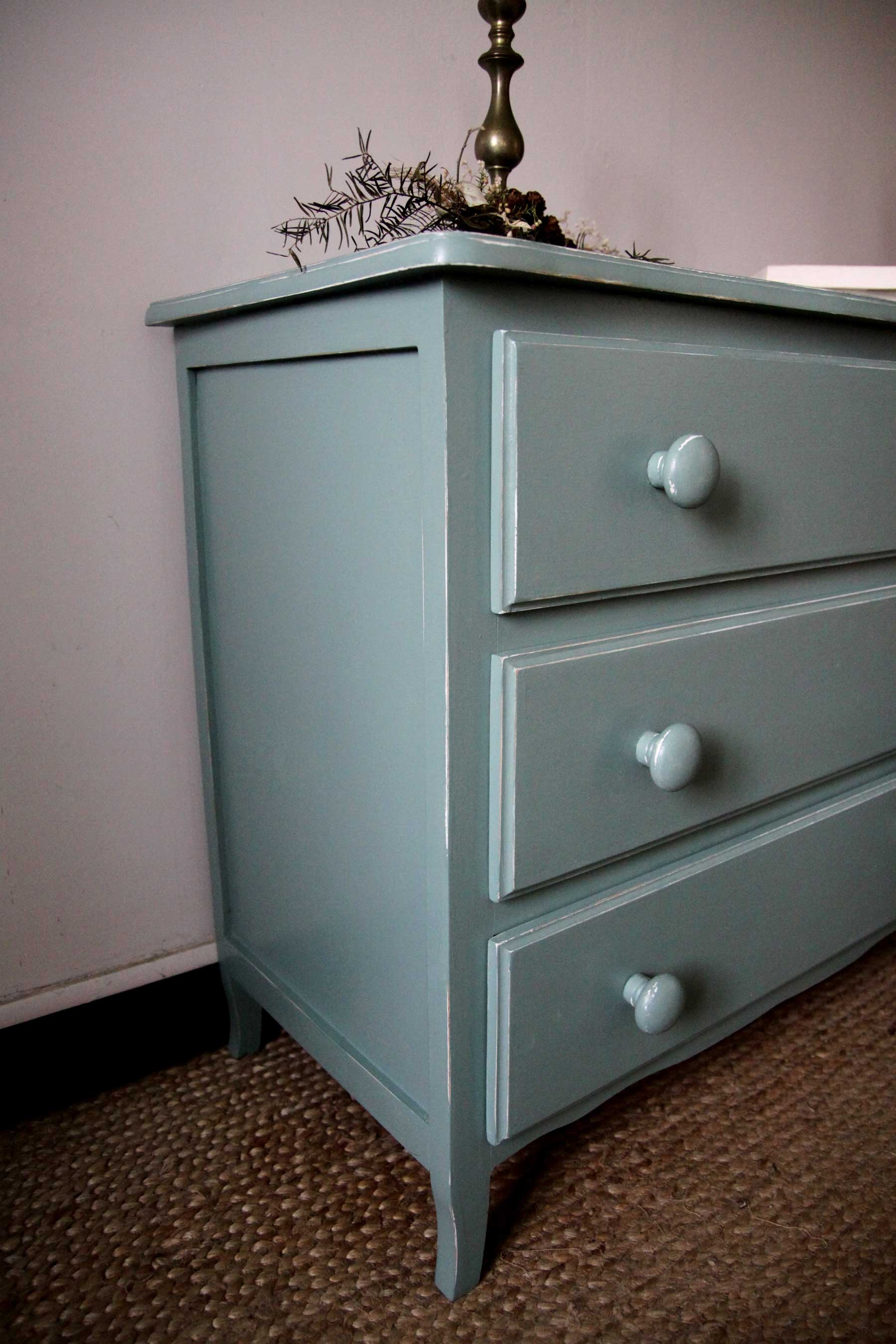 Vintage green dresser
