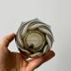 Vase tourbillon en verre fumé