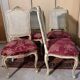 Set of four Louis XV chairs in lacquered wood