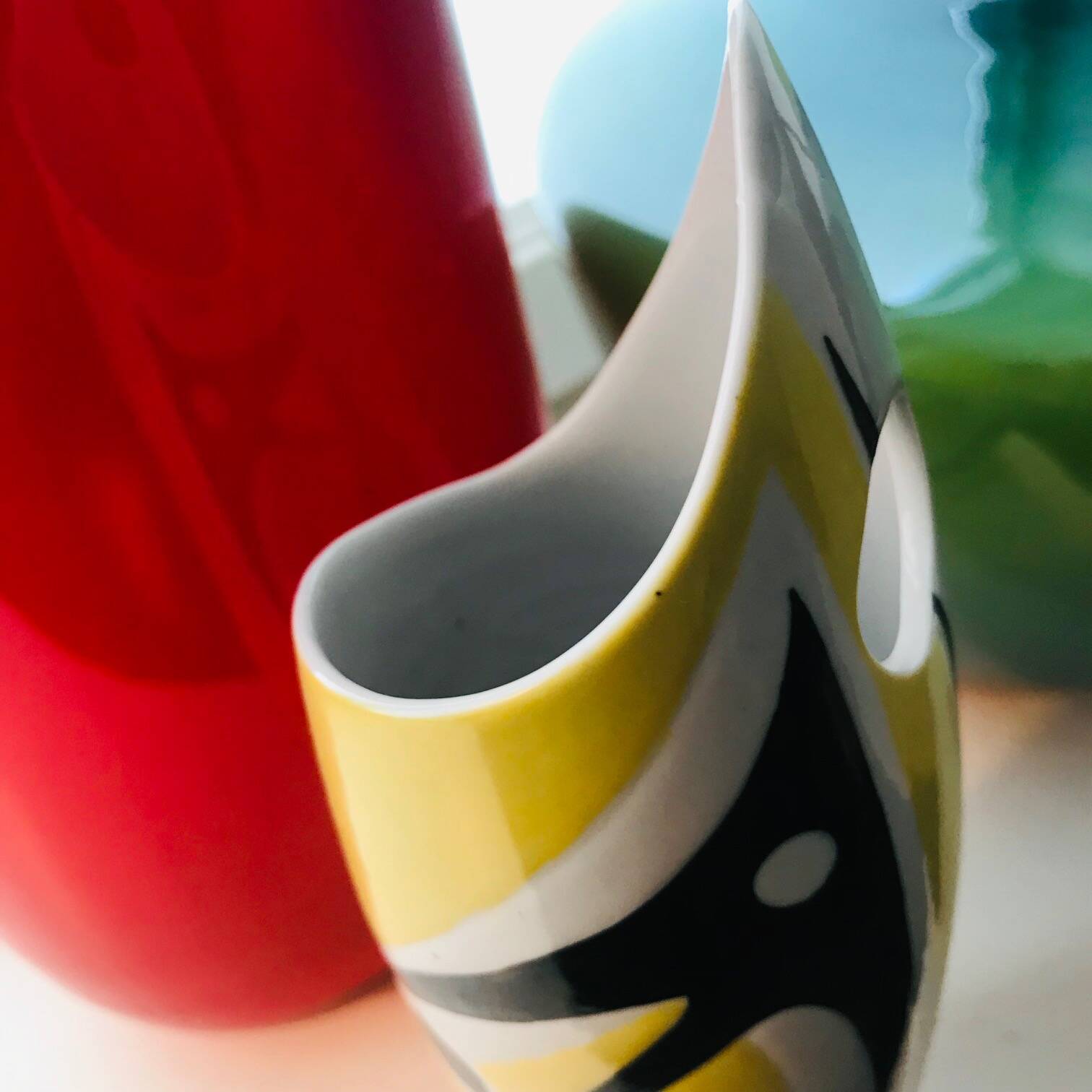 Vintage Vase • "Wasp" • János Török • Zsolnay • 1950