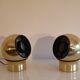 Pair of brass lamps 1970