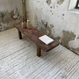 Brutalist workbench solid cherry coffee table