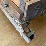 Old collapsible wooden painter's easel