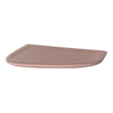 Pale pink porcelain wall shelf, 1960s