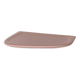 Pale pink porcelain wall shelf, 1960s