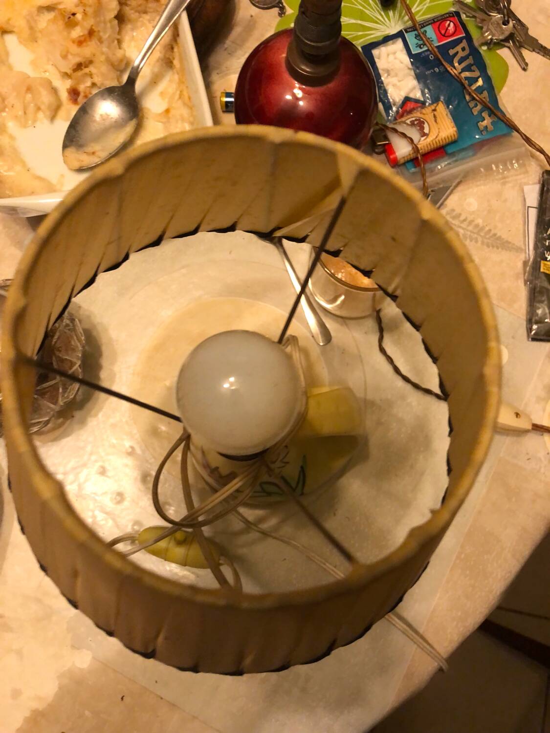 Vintage ceramic lamp