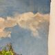 Watercolor vintage landscape