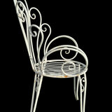 1960s wrought iron armchairs from France