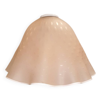 Lampe en verre de Murano Lampe en verre de Murano Pendentif Mouchoir attribué à Venini, années 1980 Lustre moderne du milieu du siècle Éclairage vintage italien