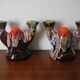 Paire chandeliers vallauris déco bougeoirs vintage french candlesticks
