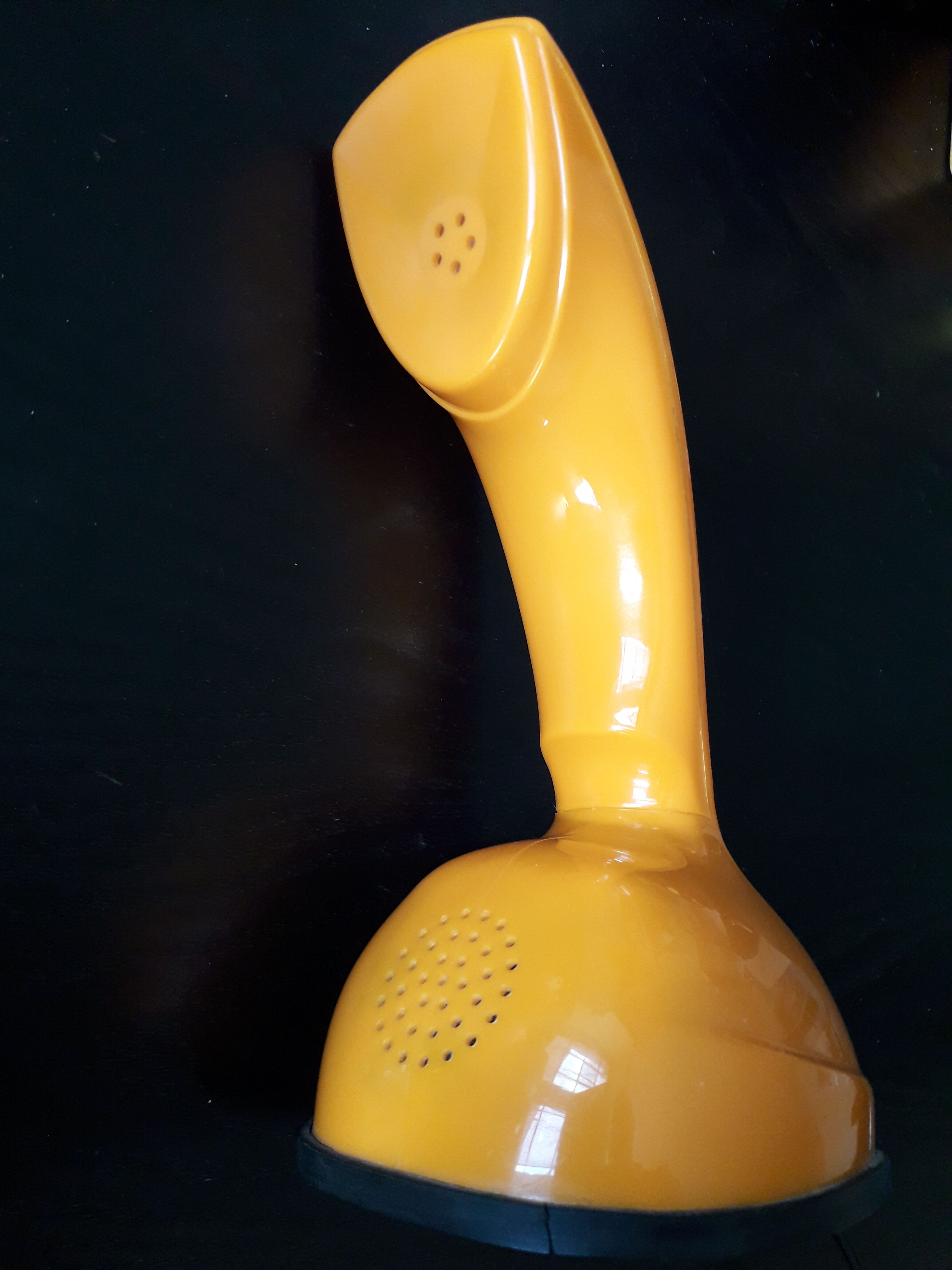 Old cobra orange vintage phone