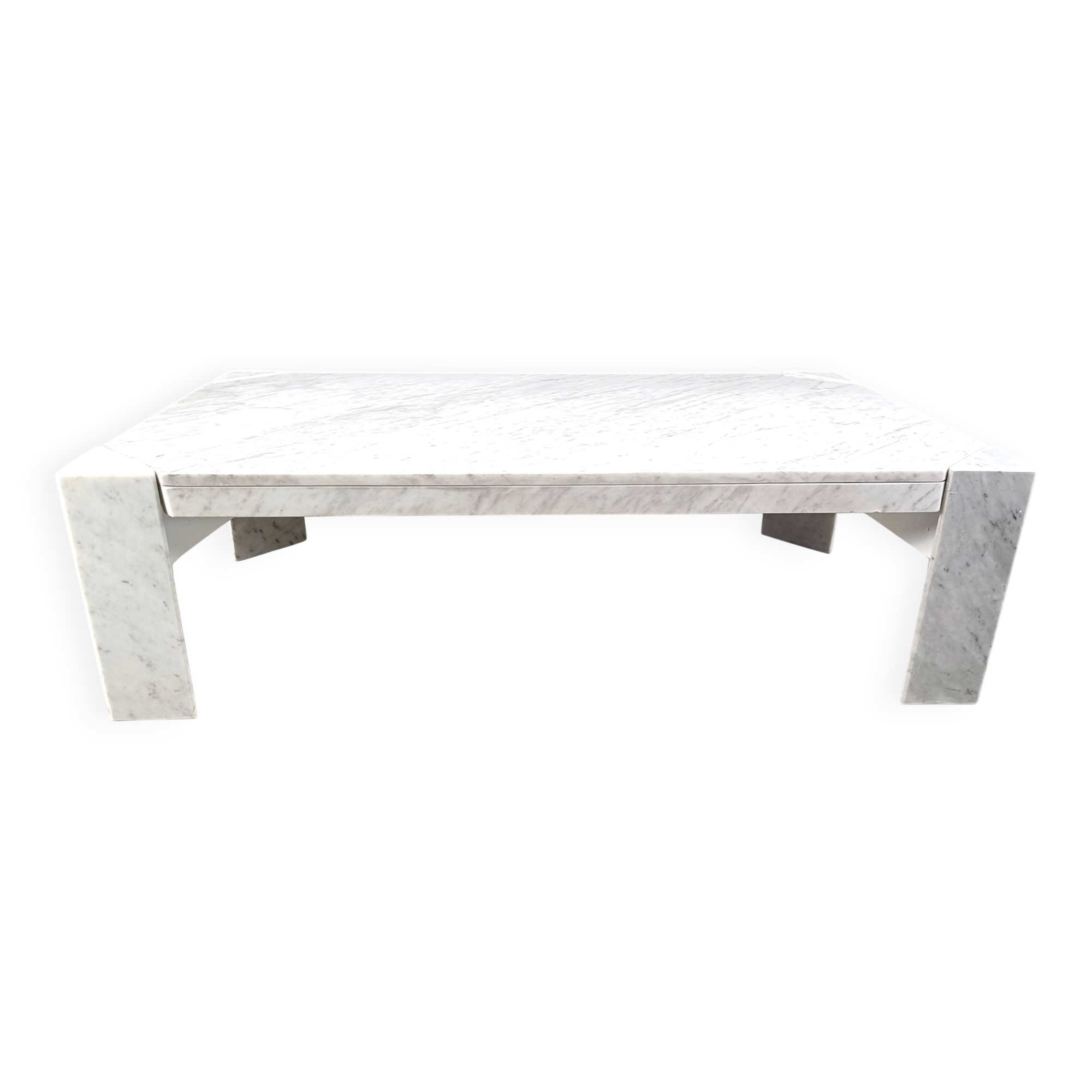 Vintage Italian marble coffee table, 1970s