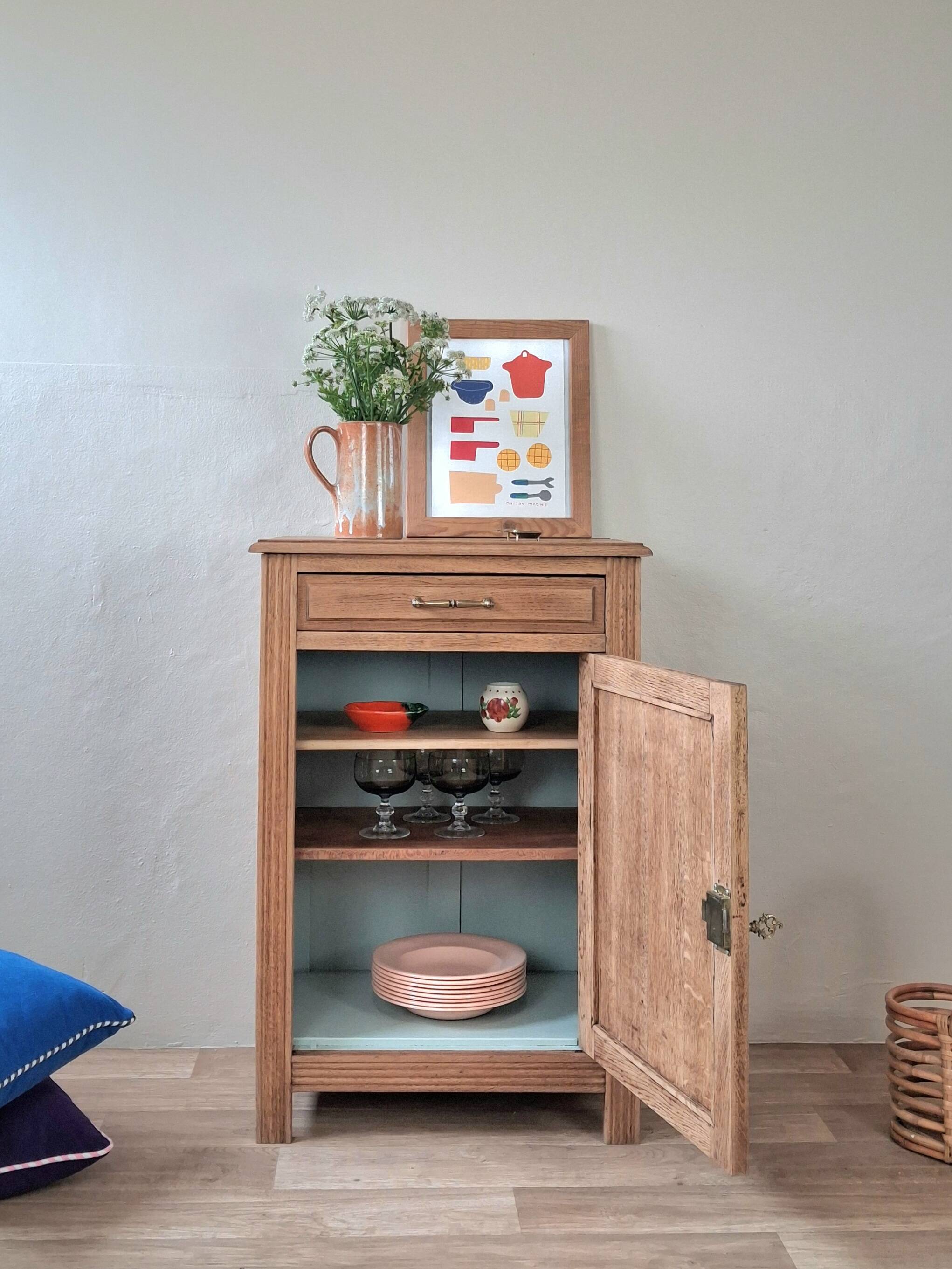 Petit buffet confiturier Art Déco