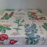 Set of 8 cut crystal glasses