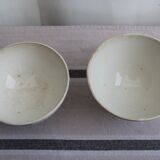 Set of 2 antique ceramic bowls