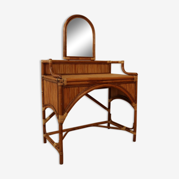 Rattan dressing table