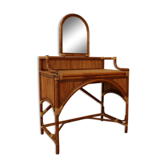 Rattan dressing table