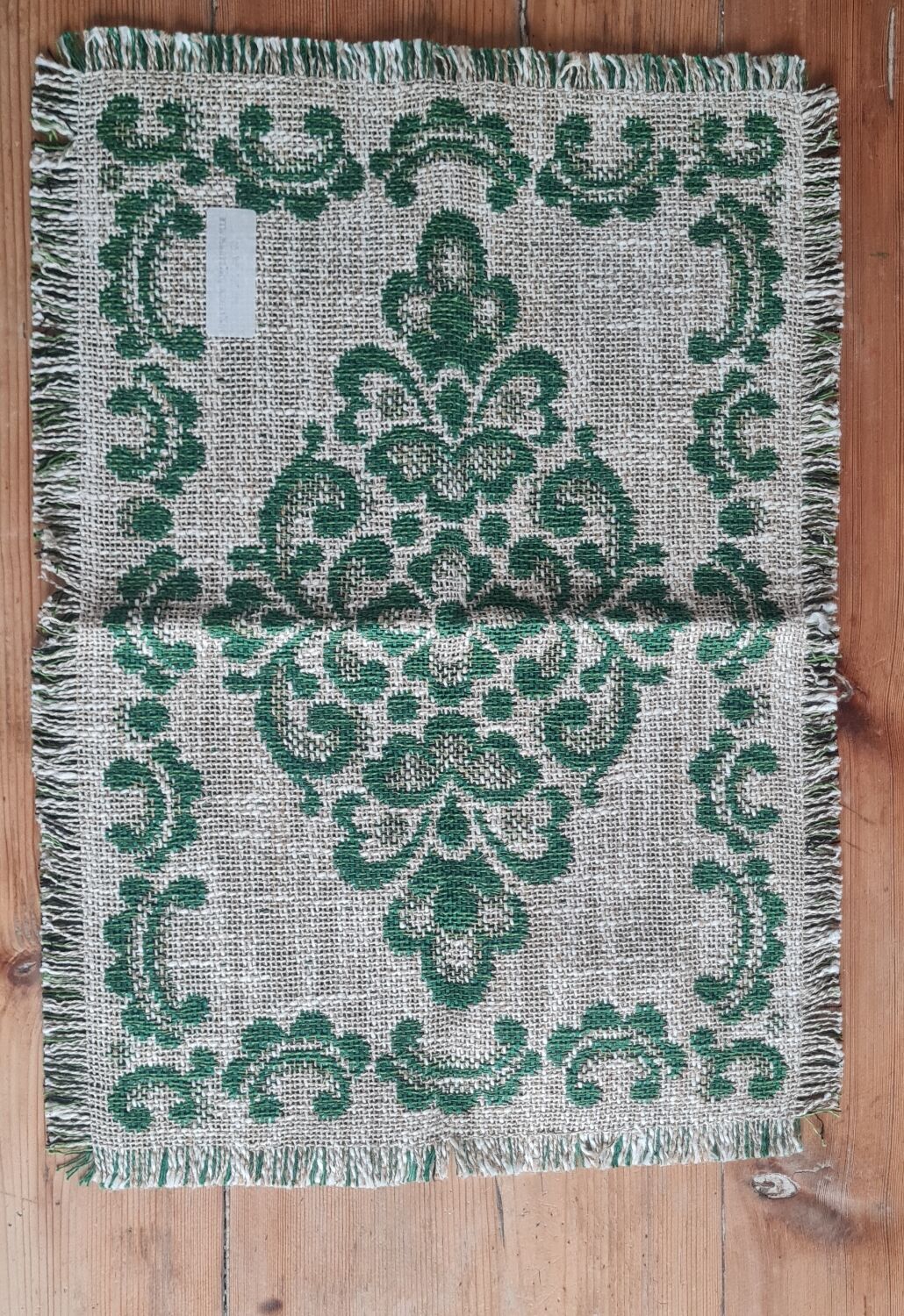 Vintage linen placemat