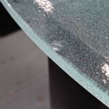 1930's modernist desk in black lacquered metal