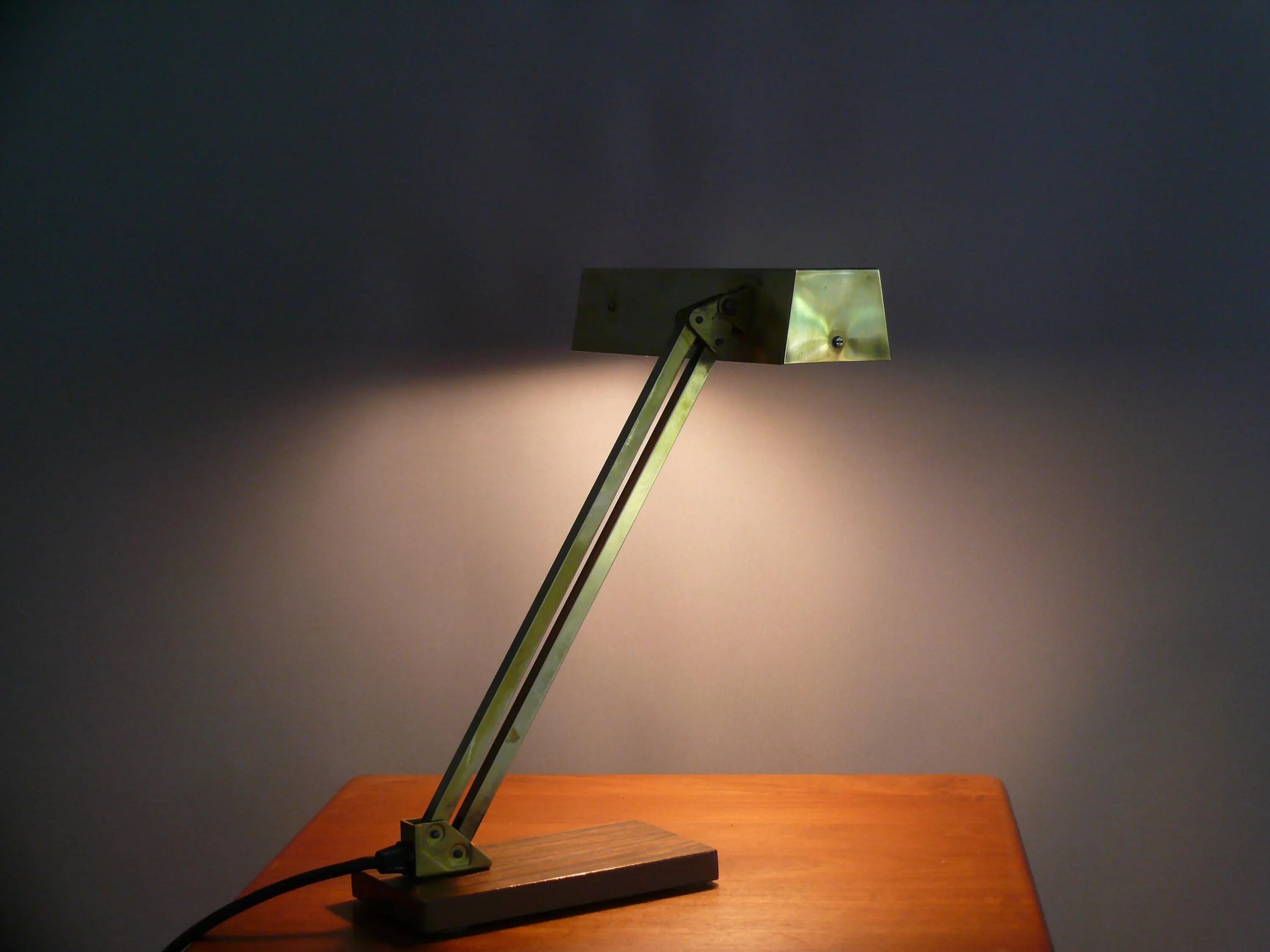 Pfäffle Piano Lamp / Table Lamp Brass, Model 823, 1960s