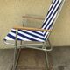 Old metal fold chair 1970