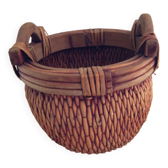 Panier en bois et osier