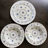 2 soup plates and 1 Myott Finlandia dish