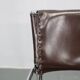 Ensemble de six fauteuils en cuir italien et chrome par Arper.