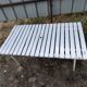Table de jardin rectangulaire pliante bois