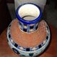 Glazed earthenware vase from the Art Deco period