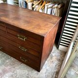 Commode anglaise Hobbs & Co 4 tiroirs en bois foncé