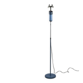 Blue “Skarabé” Floor Lamp — Stig Ahlström & Clas Kock for Ateljé Lyktan, Sweden, 1982