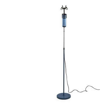 Lampadaire "Skarabé" bleue — Stig Ahlström & Clas Kock pour Ateljé Lyktan, Suède, 1982