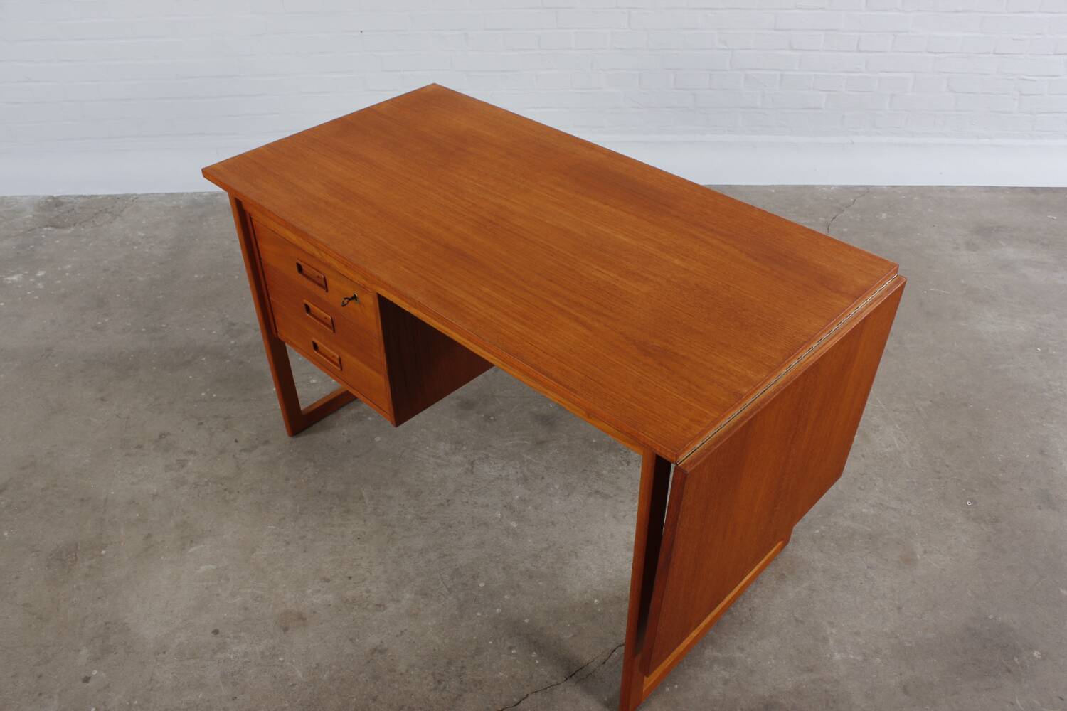 Vintage Teak Schreibtisch VI Ma Mobler Danish Mid Century 60er