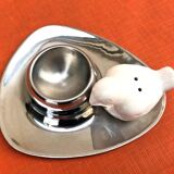 1960s Space Age Design Egg Cup / Salt Shaker