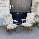 Pair of Polyconfort armchairs