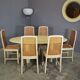 Table and 6 chairs by Mario Sabot from the 70s