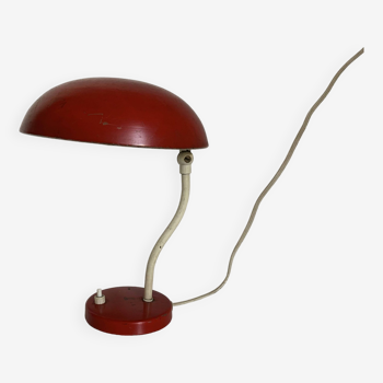 Vintage 1950 devil red mushroom lamp - 28 cm