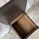 Wooden side table with secret storage