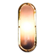 Old elongated barge wall light