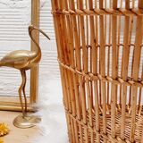 Rattan paper basket