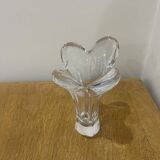crystal vase signed Bayel